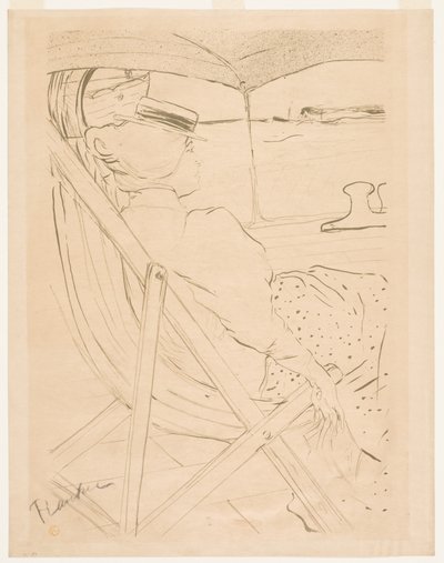 Pasażerka 54 autorstwa Henri de Toulouse-Lautrec