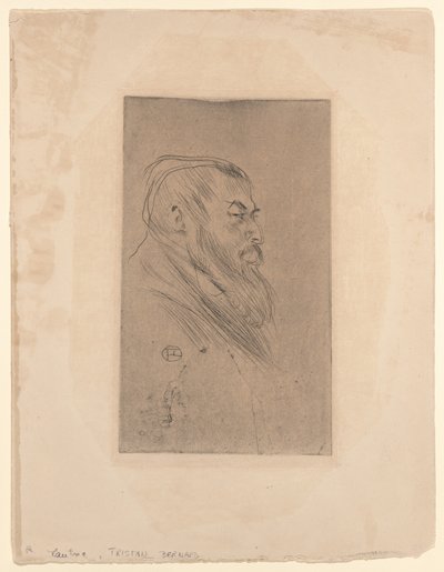 Tristan Bernard autorstwa Henri de Toulouse-Lautrec