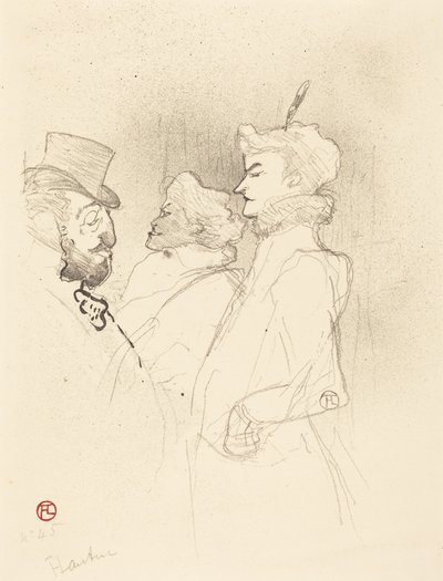 Why Not...Once Is Not a Habit (Dlaczego nie...Raz nie jest nawykiem) autorstwa Henri de Toulouse-Lautrec