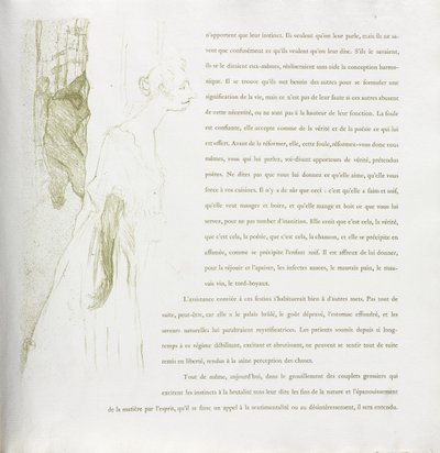 Yvette Guilbert-seria francuska: nr 11 autorstwa Henri de Toulouse-Lautrec