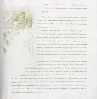 Yvette Guilbert-seria francuska: nr 13 autorstwa Henri de Toulouse-Lautrec