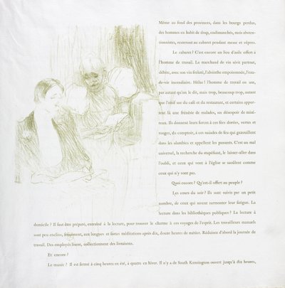 Yvette Guilbert-seria francuska: nr 8 autorstwa Henri de Toulouse-Lautrec