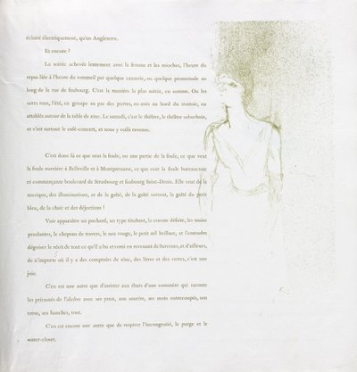 Yvette Guilbert-seria francuska: nr 9 autorstwa Henri de Toulouse-Lautrec