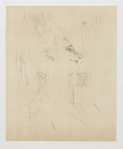 Yvette Guilbert odurzona autorstwa Henri de Toulouse-Lautrec