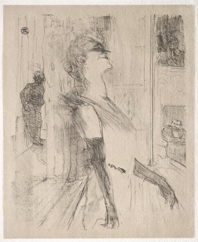 Yvette Guilbert: Na scenie autorstwa Henri de Toulouse-Lautrec