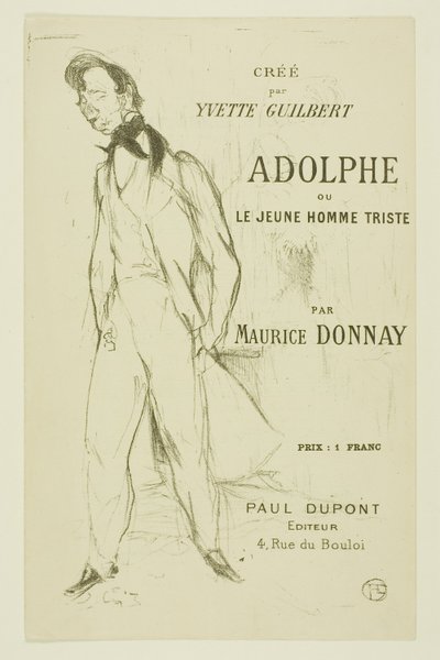 Adolf — smutny młodzieniec autorstwa Henri de Toulouse-Lautrec