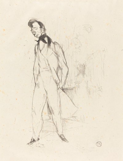 Adolf lub smutny młody człowiek autorstwa Henri de Toulouse Lautrec