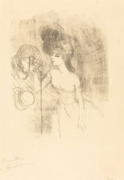 Anna Held i Baldy (Anna Held i Baldy) autorstwa Henri de Toulouse Lautrec