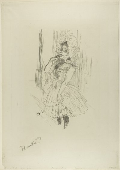 Anna Held, w Wszystkie te panie w teatrze autorstwa Henri de Toulouse Lautrec