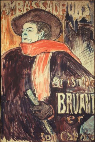 Aristide Bruant do ambasadorów autorstwa Henri de Toulouse Lautrec