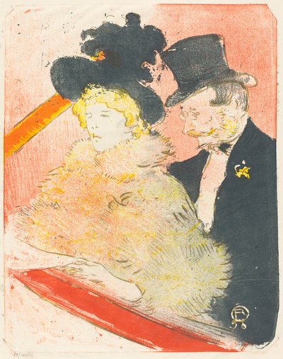 Na koncercie (koncert Au) autorstwa Henri de Toulouse Lautrec