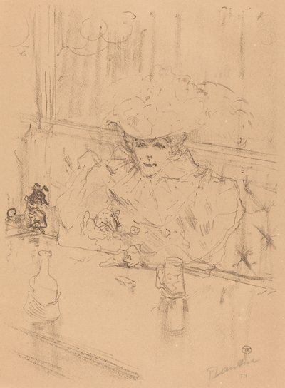 W Hanneton Au Hanneton, 1898. autorstwa Henri de Toulouse Lautrec