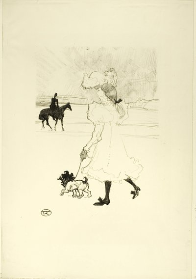 W lesie autorstwa Henri de Toulouse Lautrec