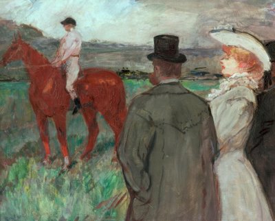 Na wyścigach autorstwa Henri de Toulouse Lautrec