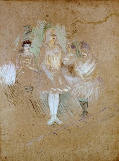 In den Folies-Bergère: Tänzerinnen von Henri de Toulouse Lautrec