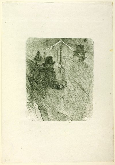 Baron Moïse Begging, z Au Pied du Sinaï autorstwa Henri de Toulouse Lautrec