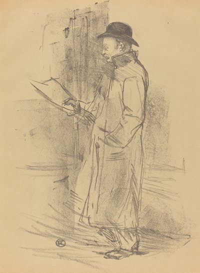 Korzyść dla Firmina Gémier autorstwa Henri de Toulouse Lautrec