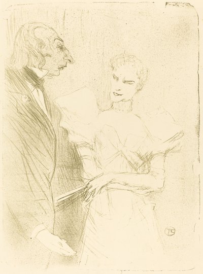 Brandes i Leloir w Cabotins Brandès i Leloir w Cabotins, 1894. autorstwa Henri de Toulouse Lautrec