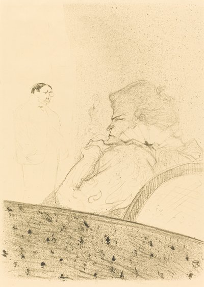 Marki w jego pudełku autorstwa Henri de Toulouse Lautrec