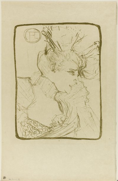 Popiersie Mademoiselle Marcelle Lender autorstwa Henri de Toulouse-Lautrec