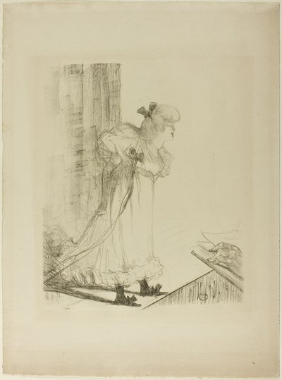 Piosenkarka kabaretowa autorstwa Henri de Toulouse-Lautrec