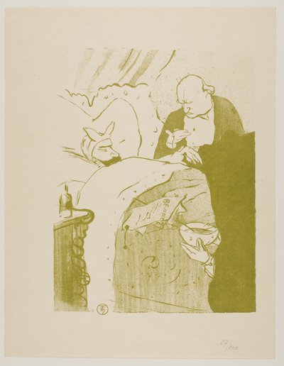 Carnot jest chory! autorstwa Henri de Toulouse Lautrec