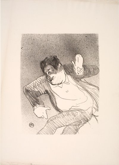 Caudieux, małe kasyno autorstwa Henri de Toulouse-Lautrec