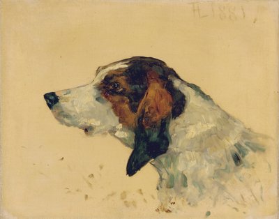 Pies myśliwski, 1881 autorstwa Henri de Toulouse Lautrec