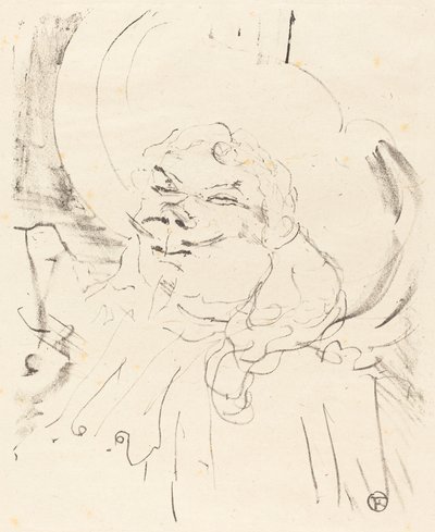 Coquelin Starszy (Coquelin aine) autorstwa Henri de Toulouse Lautrec