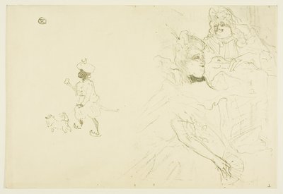 Okładka dla przykładu zakochanej Ninon de Lenclos autorstwa Henri de Toulouse Lautrec