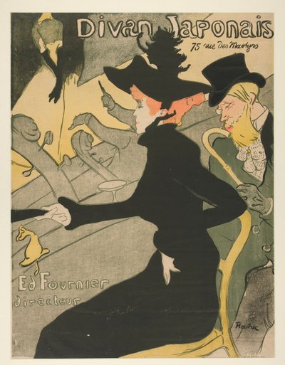 japońska kanapa autorstwa Henri de Toulouse Lautrec