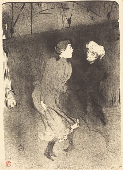 Próba generalna w Folies-Bergère autorstwa Henri de Toulouse Lautrec