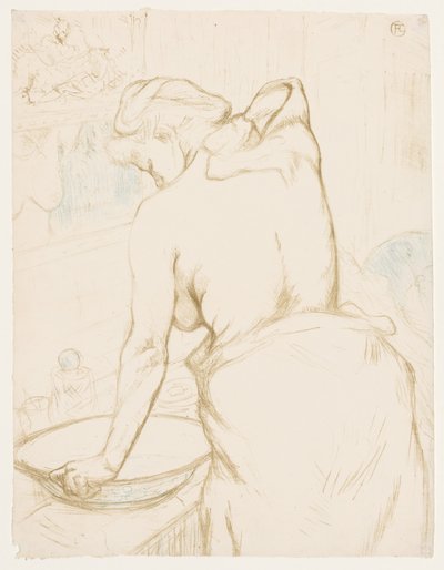Elles: toaleta autorstwa Henri de Toulouse-Lautrec