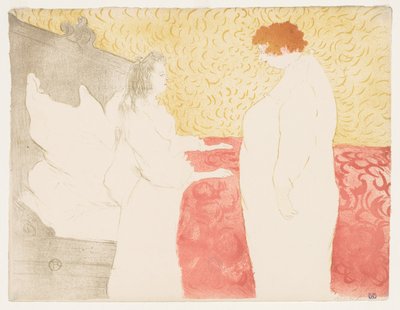 Elles: Kobieta w łóżku autorstwa Henri de Toulouse Lautrec
