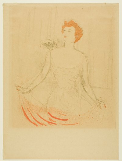 Emma Calve autorstwa Henri de Toulouse-Lautrec