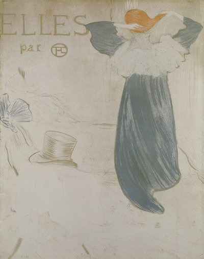 Frontyspis do „Elles”, 1896 autorstwa Henri de Toulouse Lautrec