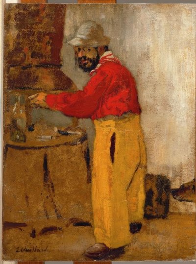 Henri de Toulouse-Lautrec, w Villeneuve sur Yonne, wśród Natansons autorstwa Henri de Toulouse Lautrec