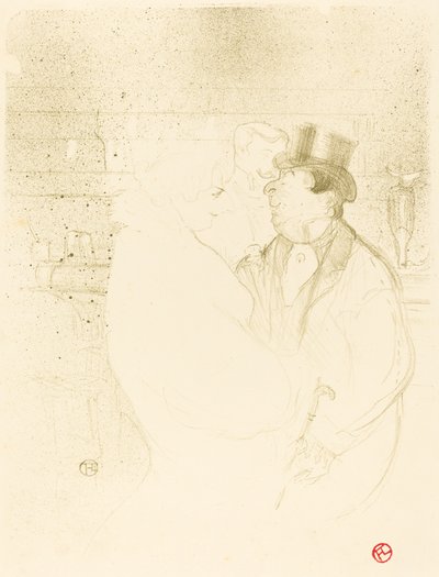 Ida Heath w barze (Ida Heath au bar) autorstwa Henri de Toulouse Lautrec
