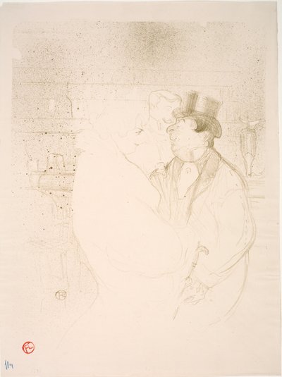 Ida Heath au Bar autorstwa Henri de Toulouse Lautrec
