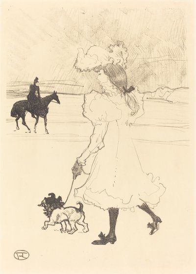 W lesie (Au bois) autorstwa Henri de Toulouse Lautrec