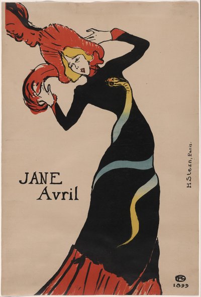 Jane Avril autorstwa Henri de Toulouse-Lautrec