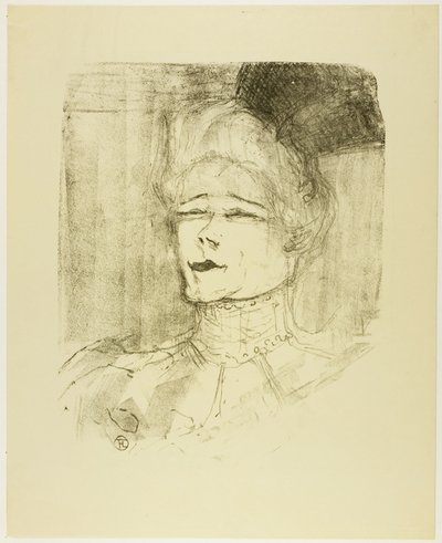 Jeanne Granier, z Treize Litographies autorstwa Henri de Toulouse-Lautrec