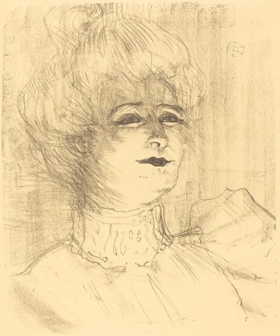 Jeanne Hading, 1896. autorstwa Henri de Toulouse Lautrec