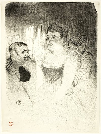 sędzia autorstwa Henri de Toulouse-Lautrec