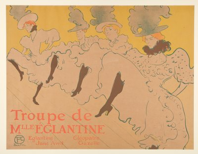 Trupa Mademoiselle Eglantine (Mademoiselle Eglantine autorstwa Henri de Toulouse Lautrec
