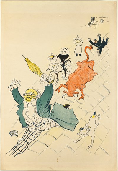 Zła krowa autorstwa Henri de Toulouse-Lautrec