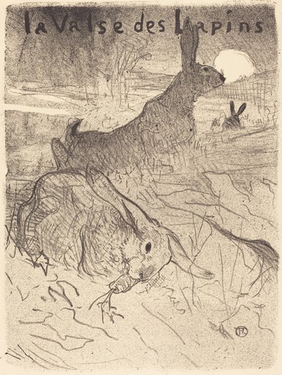Walc Królików, 1895. autorstwa Henri de Toulouse Lautrec