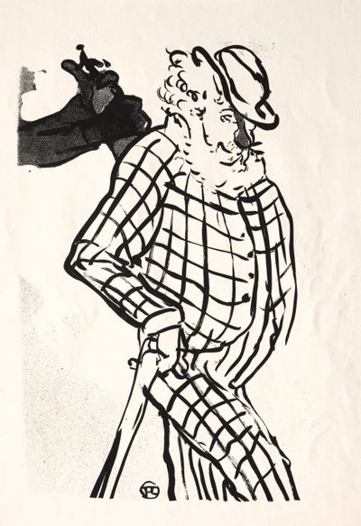 Koncert w kawiarni: American Singer autorstwa Henri de Toulouse-Lautrec