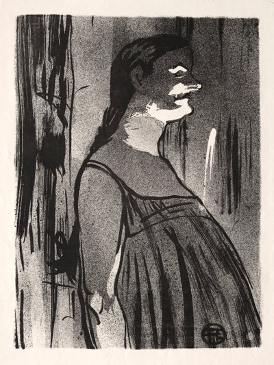 Koncert w kawiarni: Pani Abdala autorstwa Henri de Toulouse-Lautrec