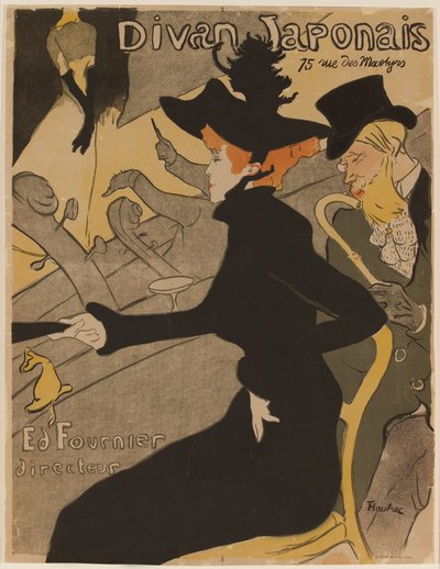 Japońska kanapa autorstwa Henri de Toulouse Lautrec